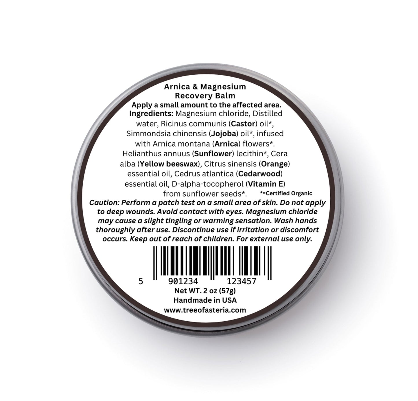 Arnica & Magnesium Recovery Balm - Tree Of Asteria