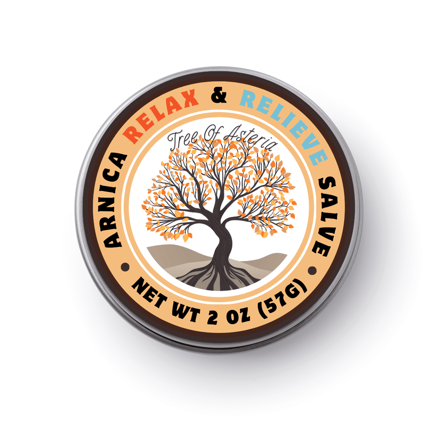 Arnica Relax & Relieve Salve 2oz | Cayenne, Turmeric, Ginger - Tree Of Asteria