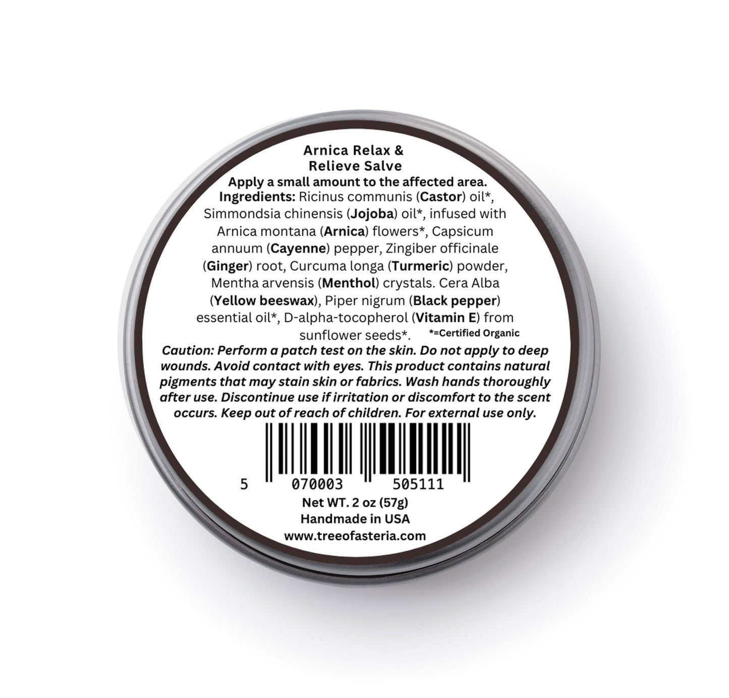 Arnica Relax & Relieve Salve - Tree Of Asteria