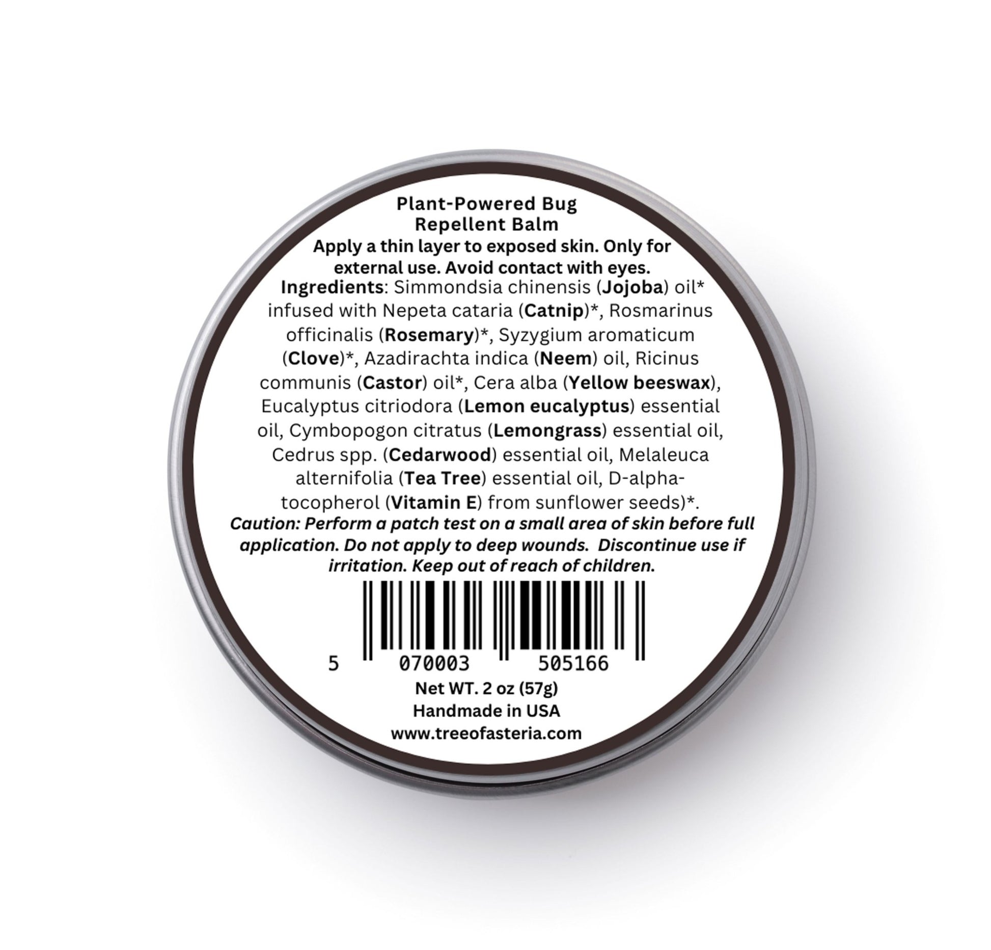 Plant - Powered Bug Repellent Balm - Tree Of Asteria